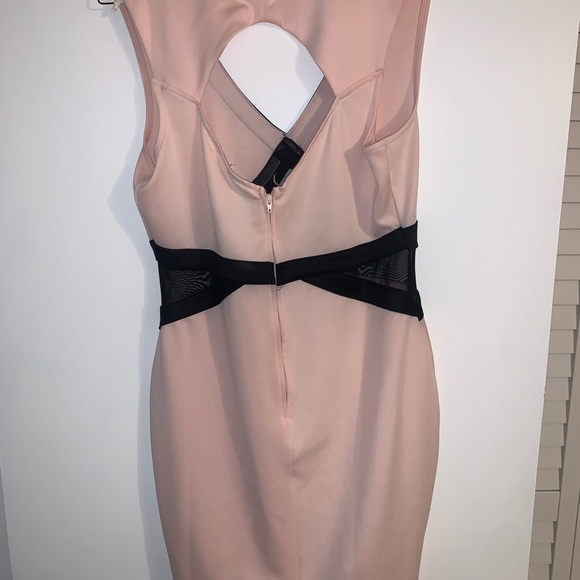 Pink and black mesh cutout dress. Minimal wear. Size XL - Picture 4 of 5